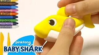 How to make Clay Baby Shark | Play with Baby Shark | Baby Shark Clay | Baby Shark Songs and Dance