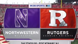 CFB On CBS Intro/Theme (Northwestern vs Rutgers) | College Football 2023