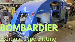 HOW TO FABRICATE NEW EXHAUST PIPE | BOMBARDIER