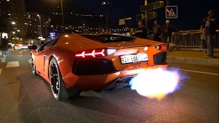 Lamborghini Aventador LP700 Shooting FLAMES!!