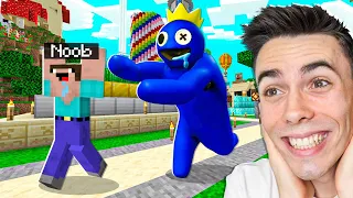 BLUE Z RAINBOW FRIENDS TROLL NA NOOBKU! *śmieszne*