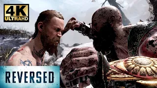 God of War - Kratos Vs Baldur Boss Fight - 4K Ultra HD PS5 Gameplay (REVERSED)