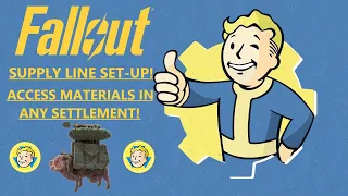 Setting Up Supply Lines | Access Materials in All Settlements | Fallout 4