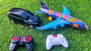 Remote Control Model Car & RC Transparent plane I Remote Car Unboxing Video | Mobil Review