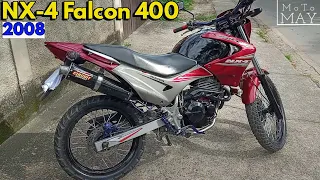 Honda NX-4 Falcon 400 - 2008 │Ainda vale a pena em 23 - Achei pela pista + Bônus comercial antigo