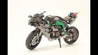 LEGO #42170 Kawasaki Ninja H2R speed build