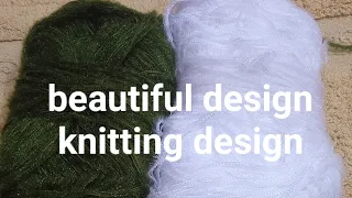 how to knit two colour ##baby sweater design#knitting design beautiful ❤️ 💚