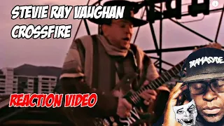 First Time Hearing Stevie Ray Vaughan | Crossfire (Official Music Video) REACTION VIDEO