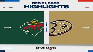 NHL Highlights | Wild vs. Ducks - December 21, 2022