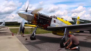 P-51 Mustang Precious Metal High-Power Engine Run Aug. 28, 2015