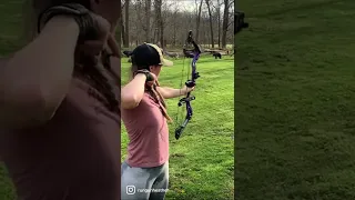 Compound Bow Practice with Bowtech Archery