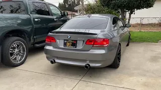 VRSF RACE EXHAUST ON 335I LOUD AF!!!