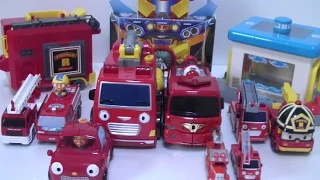 로보카폴리 타요 뽀로로 또봇 소방차 장난감 Pororo Robocar Poli Tayo Bus Tobot Fire Cars Toys