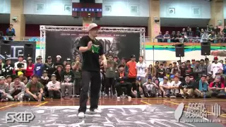 Popping Semifinal-1 Acky vs Jun | 20130303 OBS VOL.7 TAIWAN FINAL