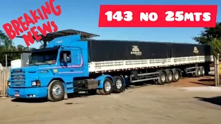 SCANIA 143 V8 NO RODOTREM 25MTS??? COISA LINDA! TRUCK AREA 045