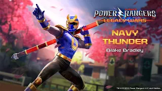 Blake Bradley Navy Thunder Ranger | Power Rangers Legacy wars