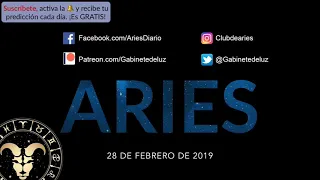 Horóscopo Diario - Aries - 28 de Febrero de 2019