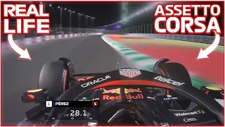 Assetto Corsa VS Real Life | 2022 Saudi Arabian Grand Prix Pole Lap