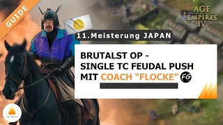 JAPAN GUIDE  |  11. Meisterung |  Age of Empires 4 | Coaching für ein Japan 1 TC Feudal Rush