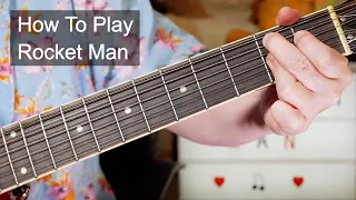 'Rocket Man' Elton John Acoustic Guitar Lesson