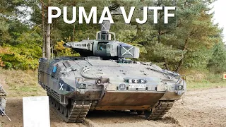 German Army infantry fighting vehicle (IFV) PUMA version VJTF presented and in action (Bundeswehr)