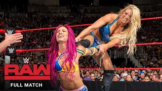 Charlotte Flair vs. Sasha Banks - Women's Title Match: Raw, July 25, 2016