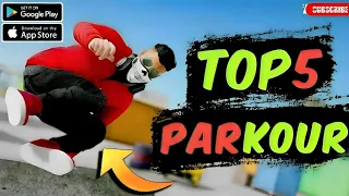 Top 5 Best PARKOUR Games | Android 2024 Offline