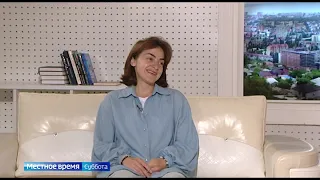 Рада Садыгова в гостях у ГТРК "Дагестан".