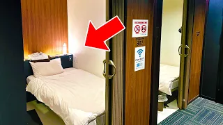 Staying at Japan’s $33 Cheap and Spacious Capsule Hotel Experience | Tokyo Chiba Travel Vlog 東京 千葉