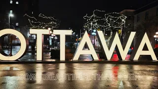 Night Walk in Downtown Ottawa: The Beautiful Capital of Canada! #ottawa #canada #travel