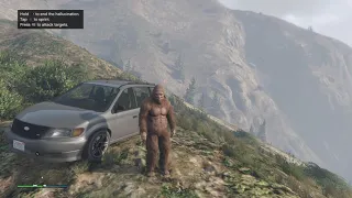 Eating a Peyote plant and become Sasquatch in GTA Online :)