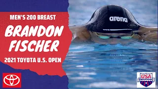 Brandon Fischer Cruises To Win in Men’s 200M Breaststroke | 2021 Toyota U.S. Open Championships