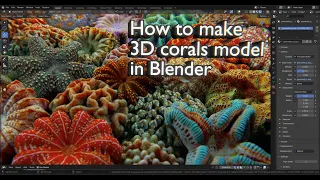 Create Coral model in Blender4.0 (AI)