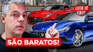 10 CARROS DE LUXO QUE SÃO BARATOS MAS PARECEM CAROS! PAGAR DE RICO GASTANDO POUCO EM 2024!