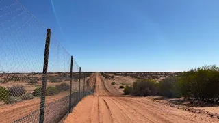 Driving Along the Dingo Fence, Smithville to Hawker Gate, NSW