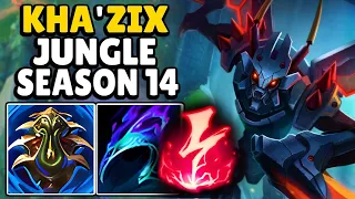 This is how to play Kha'zix Jungle in Season 14 & CARRY + Best Build/Runes | Kha'zix Jungle Guide