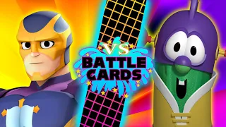 Bibleman VS Larryboy (P23 Entertainment VS Big Idea Productions) - VS Battle Cards