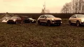 Анонс большого теста: Porsche Macan S и BMW X4 против Audi SQ5 и Range Rover Evoque