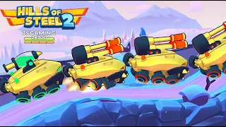 HILLS OF STEEL 2 : TANK SCARAB MAGIC SKILL IN 6 BATTLE FIELD - ALL WIN