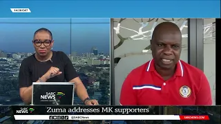 Zuma addressing MK Party supporters: Dr Levy Ndou