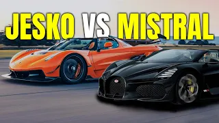 Bugatti W16 Mistral vs. Koenigsegg Jesko Absolut: Which is the Ultimate Supercar??