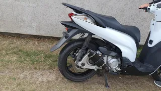 Honda SH300 2007' fake Akrapovic exhaust