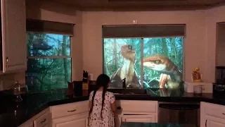 Dad Converts House Into Jurassic Wonderland