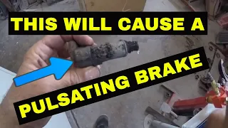 Pulsating brake pedal and ABS light~~~ EASY FIX