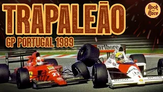 Ayrton SENNA VS Nigel MANSELL no AUGE da INSANIDADE - GP de Portugal 1989