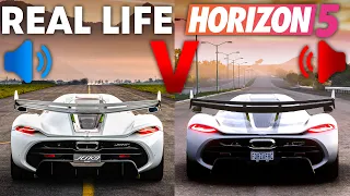 Forza Horizon 5 | Game Sounds VS Real Life Sounds | Are They Accurate?