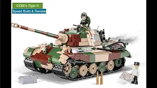 Cobi's Tiger II speed build & review l Lego Tanks With The General l Episode 12