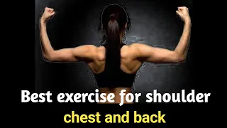 Exercise shoulder, chest and back || full version | Teacher Muyoganda
