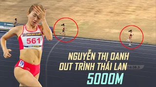 "Nữ hoàng điền kinh" Nguyễn Thị Oanh cho VĐV Thái Lan "hít khói" tại đường chạy 5000m