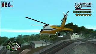 GTA San Andreas - CJ's power has increased many times over and the police to six stars